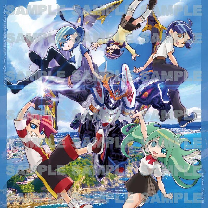 創聖のアクエリオン 特大ポスター2点セット フレーム付き／サイズ735