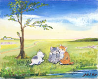 長嶺ヤス子 油絵 額入り 長嶺ヤス子 油絵 額入り 長嶺ヤス子 油絵 額付