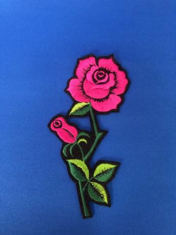 刺繍ワッペン 「バラ1」｜変形学生服・特攻服の通販【コーソ】