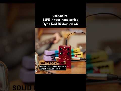 One Control BJFE in your hand series Dyna Red Distortion 4K