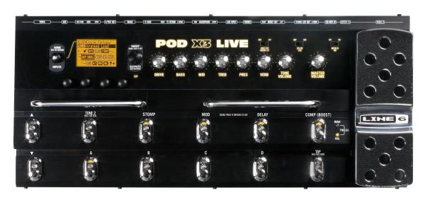 LINE6 POD X3 LIVE マルチエフェクター ギターマルチエフェクターLINE6