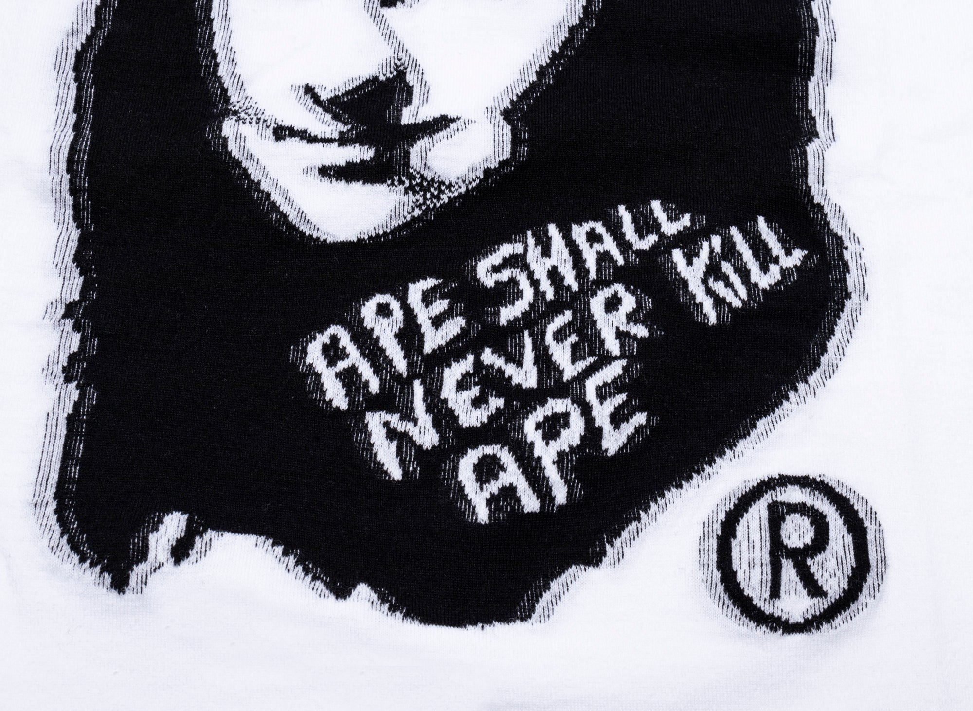 A Bathing Ape Art Print Jacquard Tee in White – Oneness Boutique