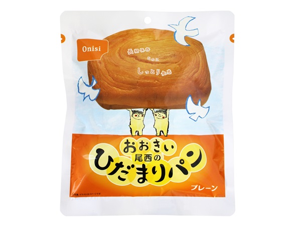 おおきい尾西のひだまりパン プレーン｜商品情報｜尾西食品株式会社