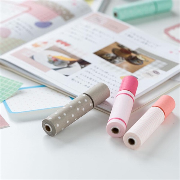 マステ」 マークス 水性ペンで書けるマスキングテープ・ミシン目入り