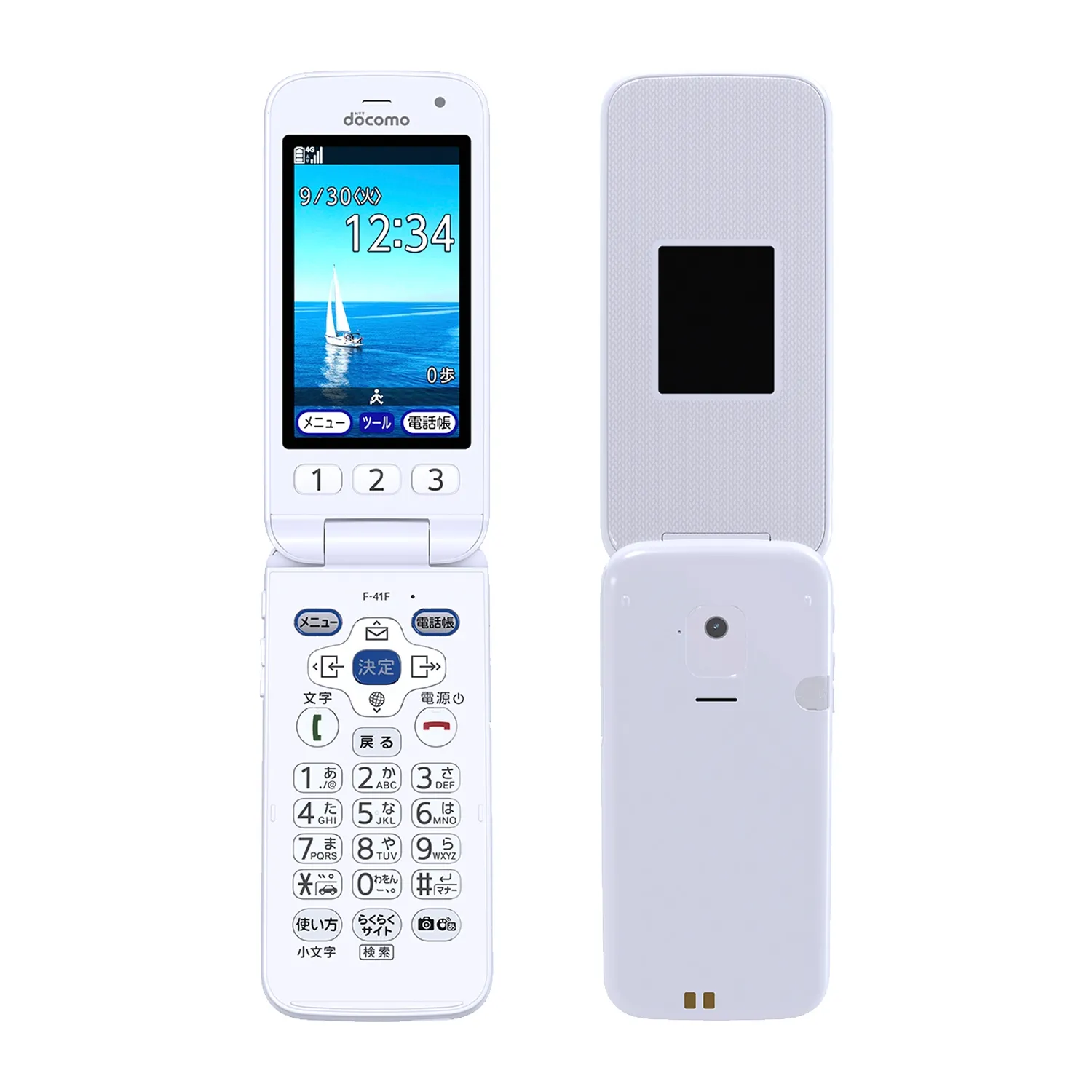 最新機種】らくらくホン F-41F ネイビー 最新機種】らくらくホン F-41F