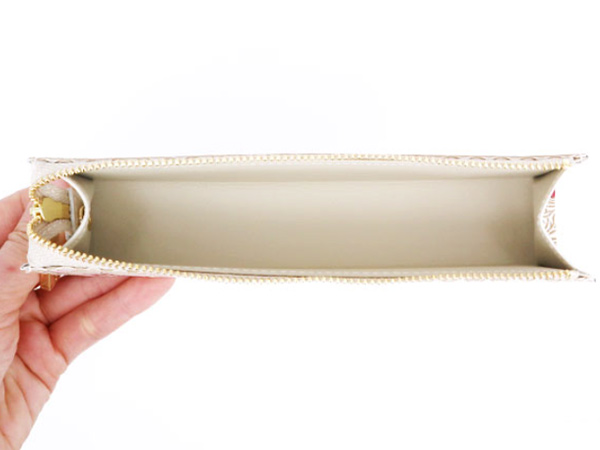 花と猫＜ミックス＞ 三角マチのペンケース