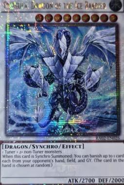 氷結界の龍トリシューラ 英語 レリーフ EU版、遊戯王、英語、氷結界の