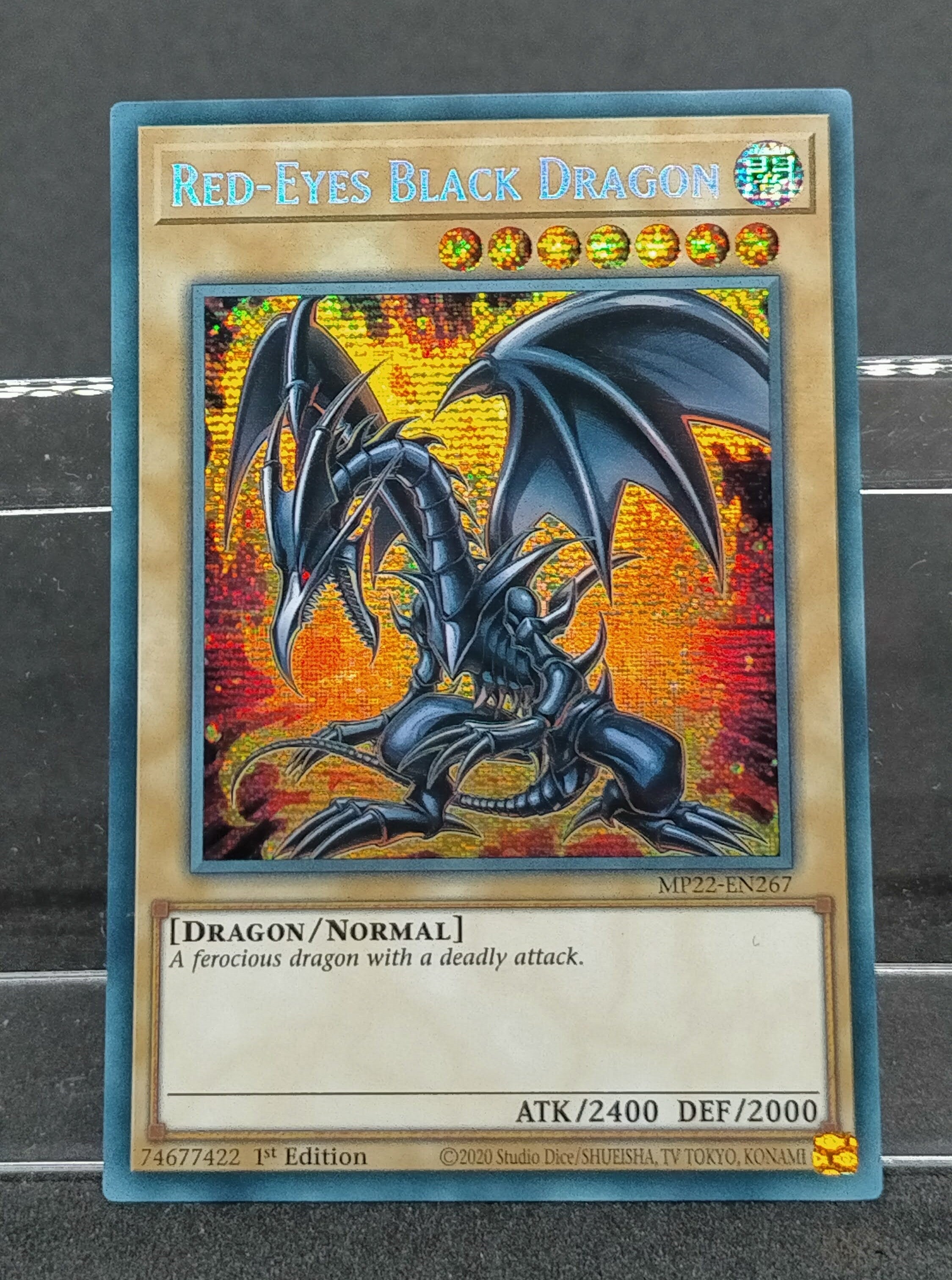 遊戯王 レッドアイズブラックドラゴン シークレット シク 安い ナイキ