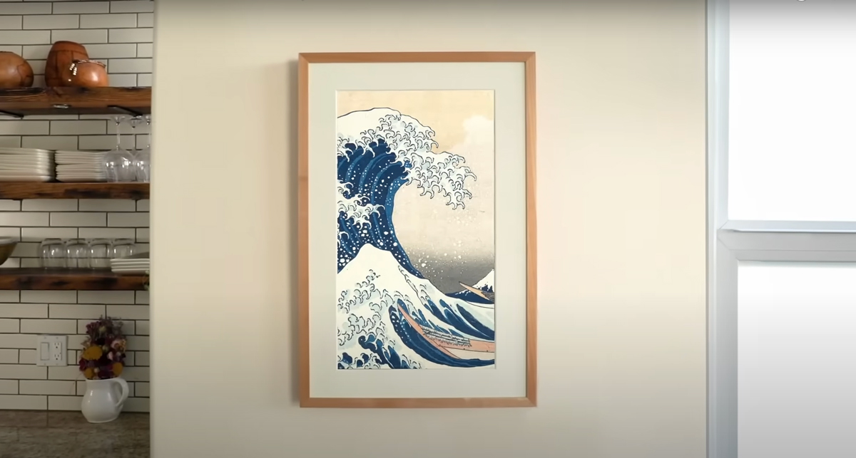 Canvia徹底解剖】実物のアートと遜色のない、反射を極限まで抑えた