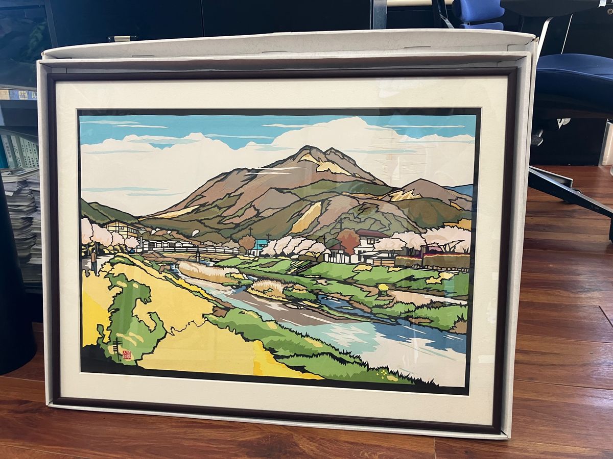 大分県内の風景を色鮮やかな切り絵に。「切り絵でめぐる大分の旅」大分