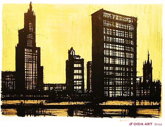 ベルナール・ビュッフェ ニューヨークシリーズ 額縁 アート インテリア