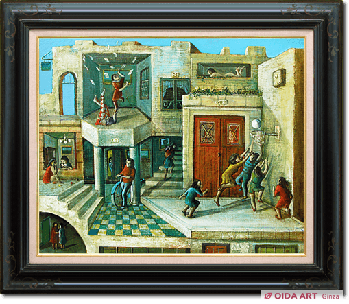 遠藤彰子 遠い日 油絵 新作保証 肉筆 遠藤彰子 遠い日 油絵 新作保証 肉筆