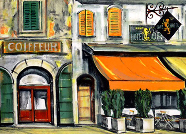 荻須高徳 金獅子亭 | 絵画など美術品の販売と買取 | 東京・銀座 おいだ美術