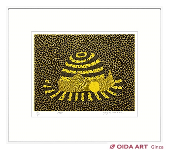 草間彌生【帽子】肉筆/表裏サイン有り/油彩/アクリル/絵画/額縁 B*B様