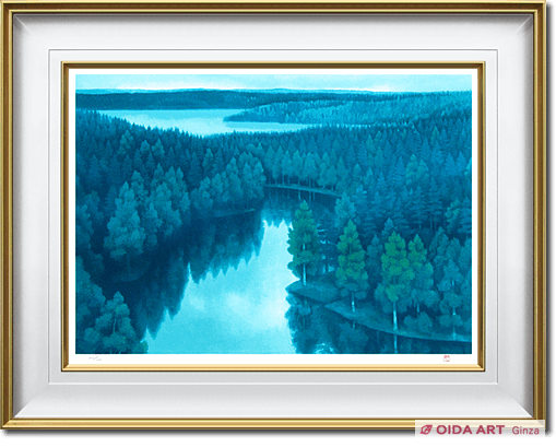 東山魁夷 山湖遥か | 絵画など美術品の販売と買取 | 東京・銀座 おいだ美術