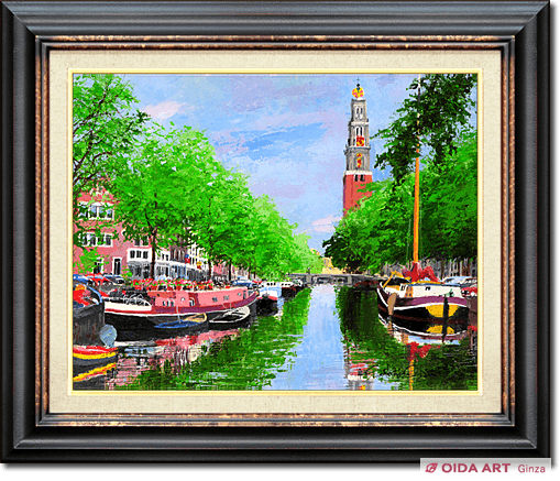 小田切訓 運河を航く(1） | 絵画など美術品の販売と買取 | 東京・銀座