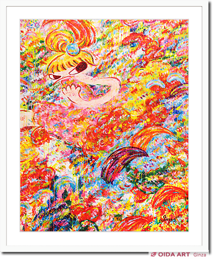 ロッカクアヤコ 魔法の手 展覧会ポスター(サイン付き) | 絵画など美術