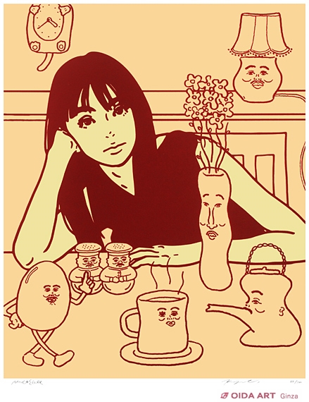 Kyne Noncheleee シルクスクリーン ed100 版画