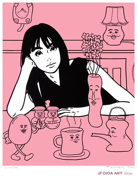 KYNE・緒方数馬・NONCHELEEE 『Untitled』 版画 | white knight