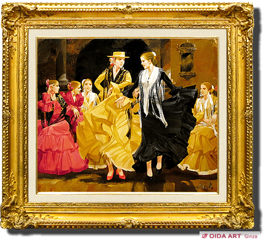 斉藤三郎 踊り小屋 | 絵画など美術品の販売と買取 | 東京・銀座 おいだ美術