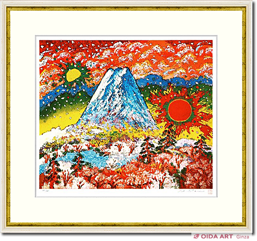 裸婦、美人画、絵画、4号、寝室S、山本英二、真作、新品額縁、高塚