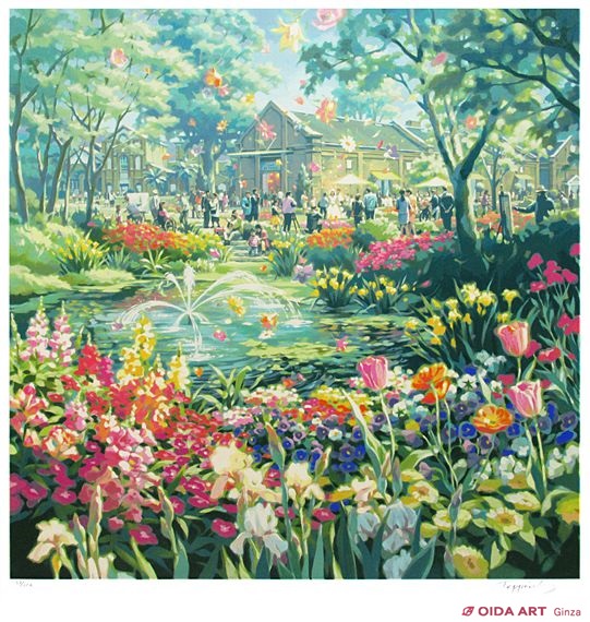 3000円値下げ】笹倉鉄平「ウェディング イン ザ パーク」シルク