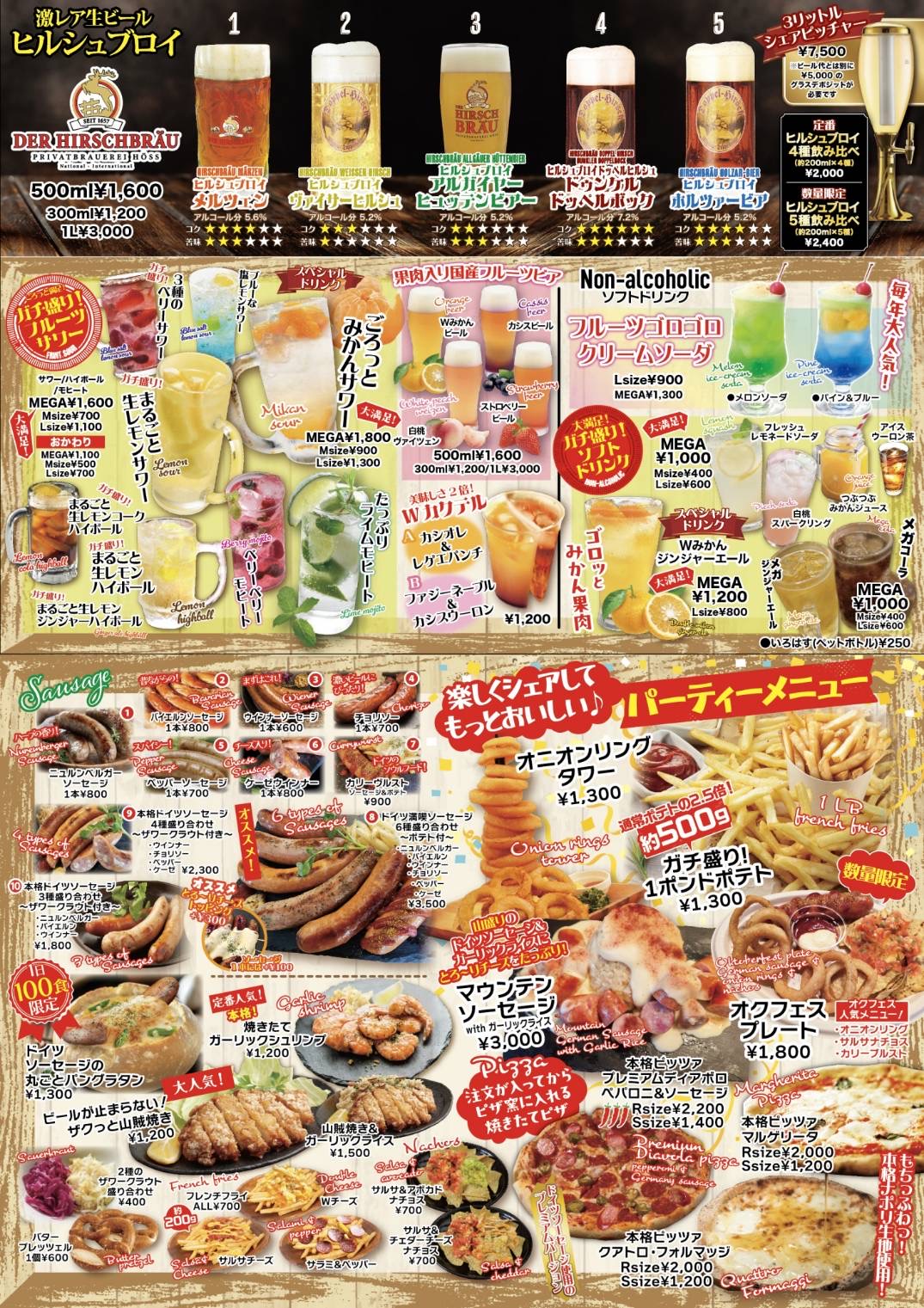 ホフブロイハウス メニュー 2018 ドイツで一番有名なビアホール