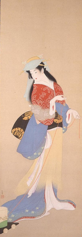 模写】【一灯】pp9976〈岡田半江〉山水図 米山人の子 大阪画壇 江戸時代