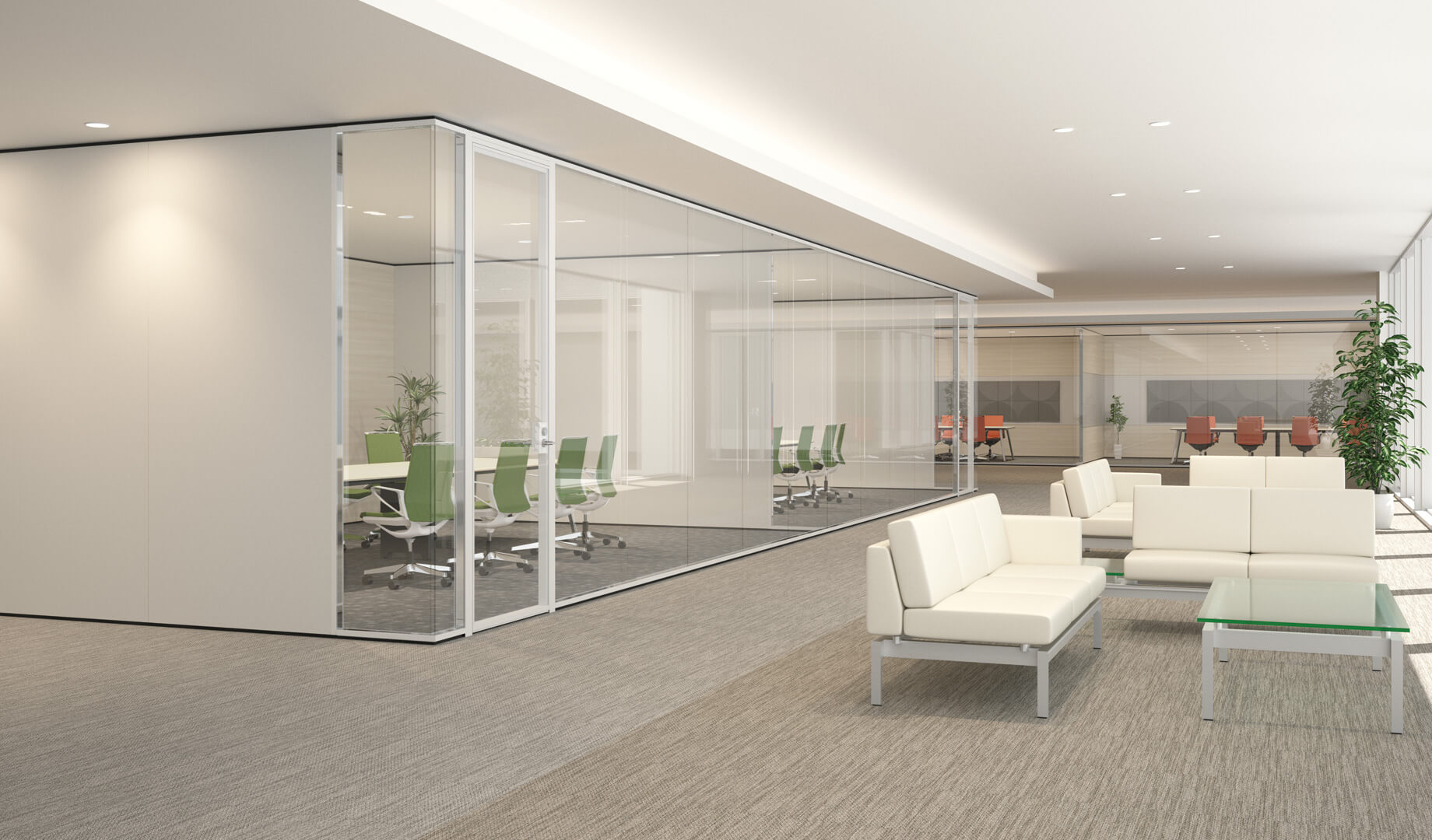 PRECEDE オフィスシステム［パーテーションシステム］｜株式会社オカムラ