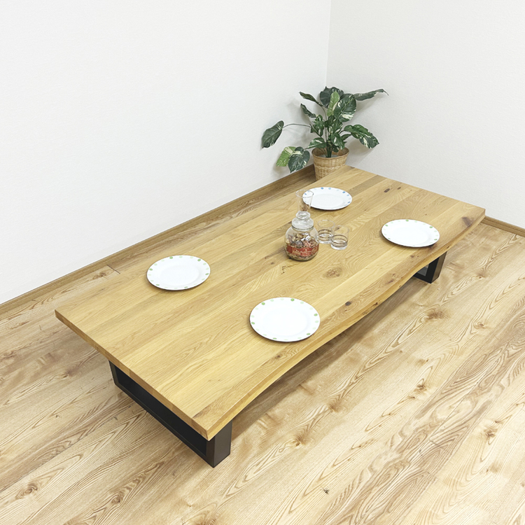 一枚板風座卓テーブル！選べる2サイズ！ | 家具全般のネットショップ