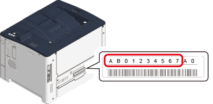 工場出荷時の管理者パスワードを確認する | OKI