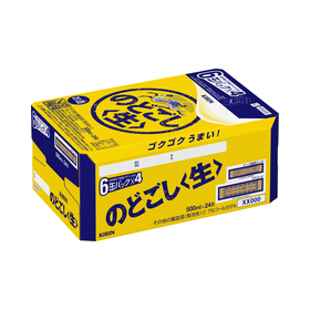 キリン のどごし〈生〉500ml缶6缶パック｜酒類・飲料・加工食品