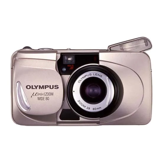 80）オリンパス OLYMPUS μ[mju:] 初代 ミュー コンパクト フィルム