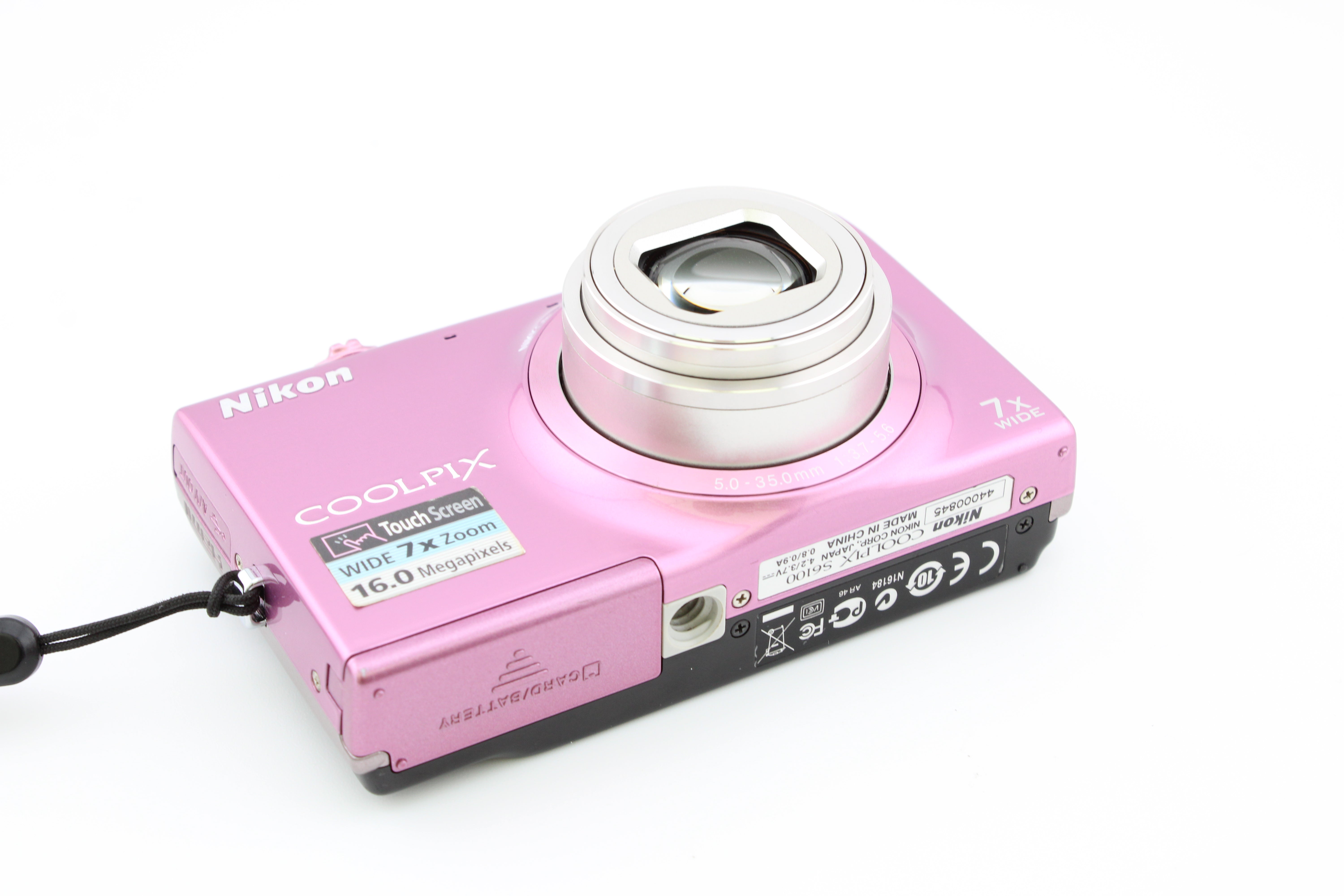 Nikon Coolpix S6100 Pink (#3798) - OldCamsByJens