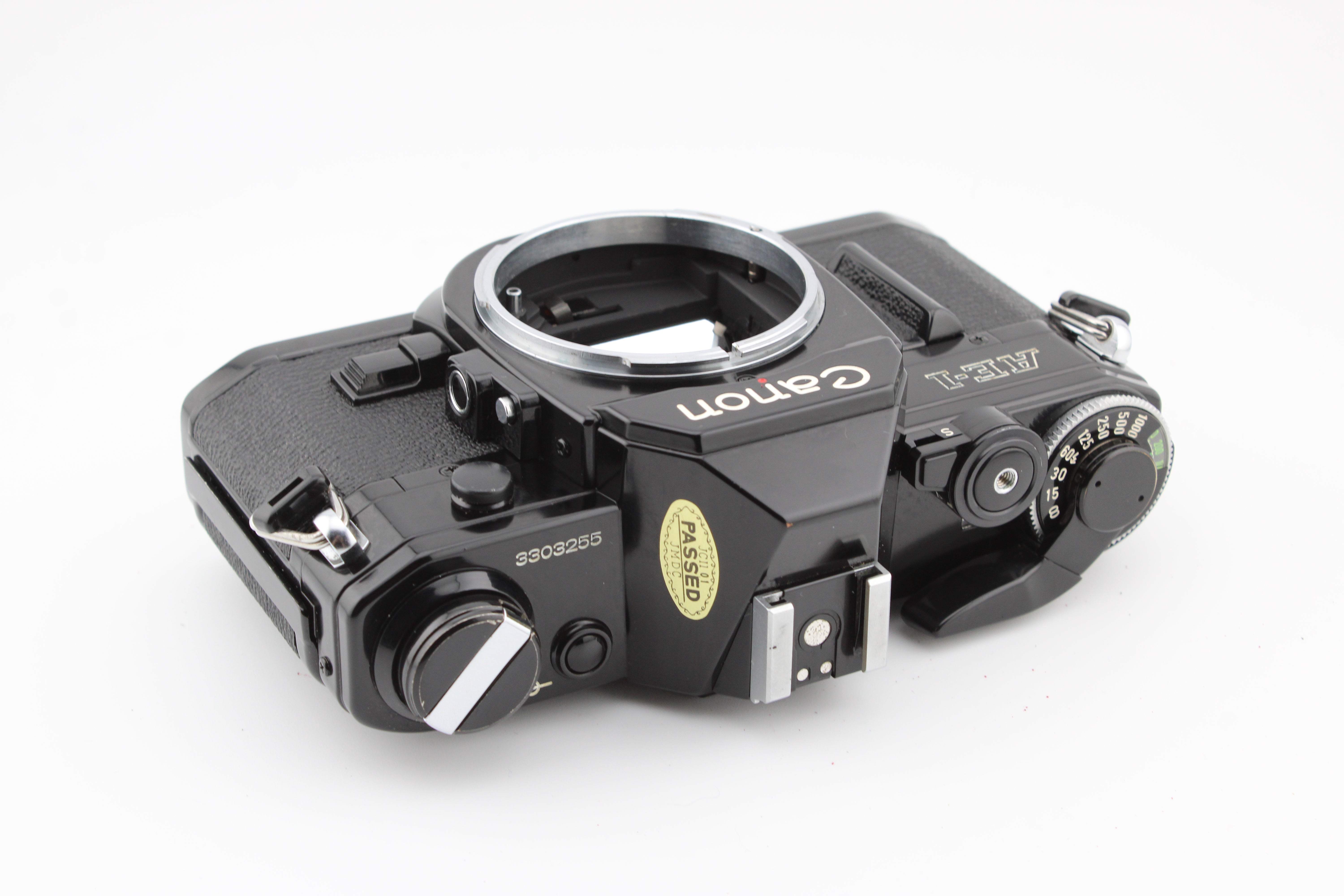 Canon AE-1 Black Body (#3931) - OldCamsByJens