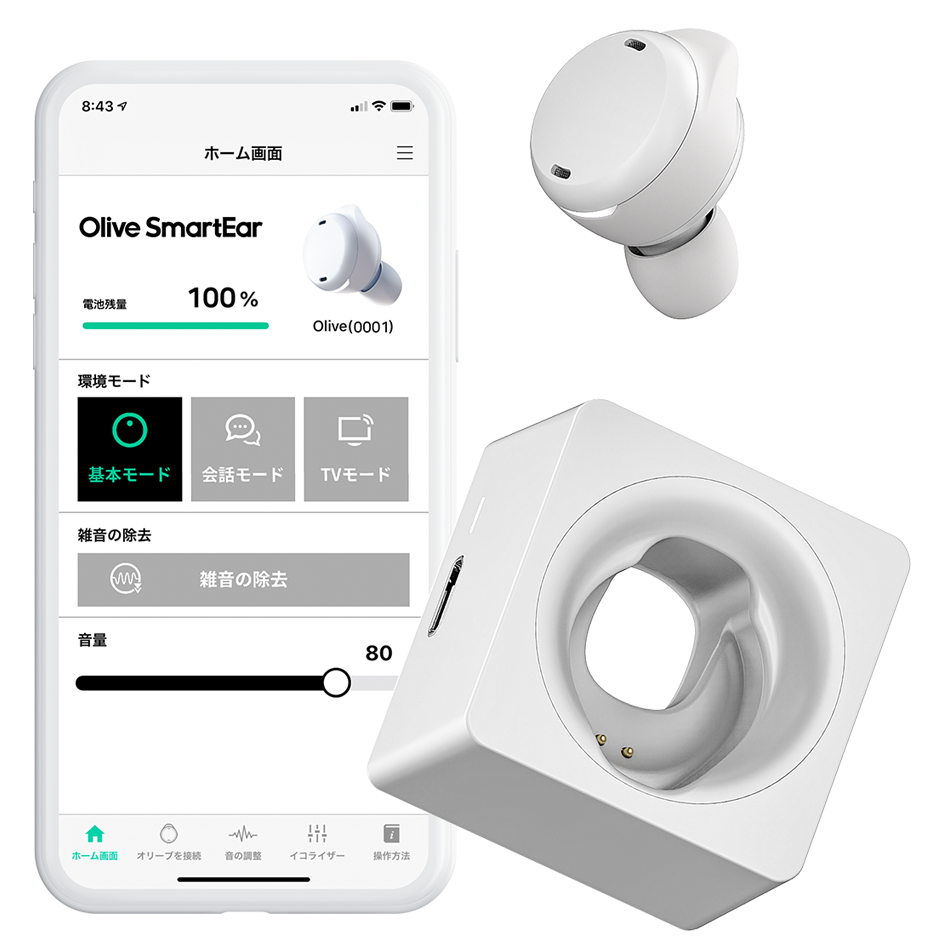 Olive Smart Ear】オリーブスマートイヤー 集音器 公式 補聴器 Olive