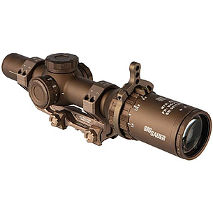 SIG SAUER Tango6T DVO 1-6x24mm Rifle Scope, 30mm Tube, First Focal
