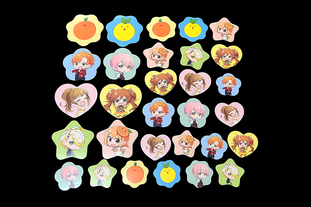 フレークシール | グッズ印刷 | 同人誌印刷と同人グッズ印刷なら