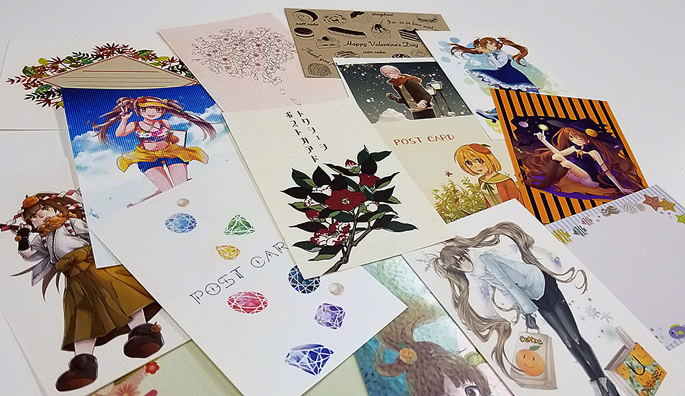 特殊紙ポストカード | グッズ印刷 | 同人誌印刷と同人グッズ印刷なら