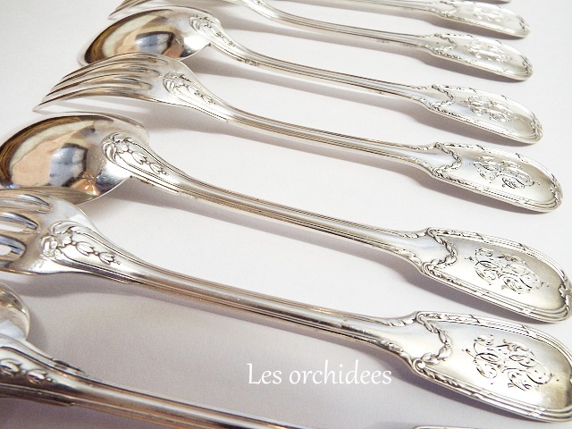 800 835 SILVER 純銀無垢 ヒルデスハイムローズ アンティーク シルバー