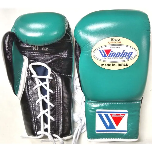winning 小売業者 ウイニング ボクシンググローブ マジックテープ 緑 8