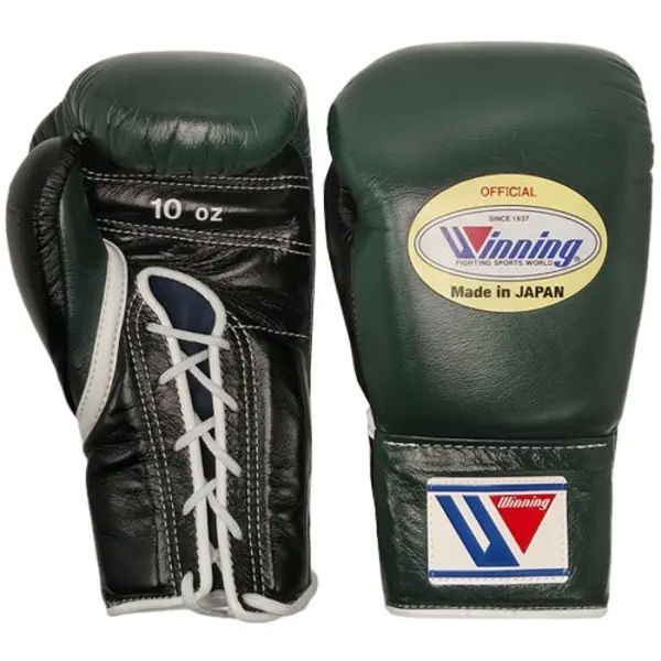 Winning ボクシンググローブ 8oz マジックテープ 式ブラック Winning