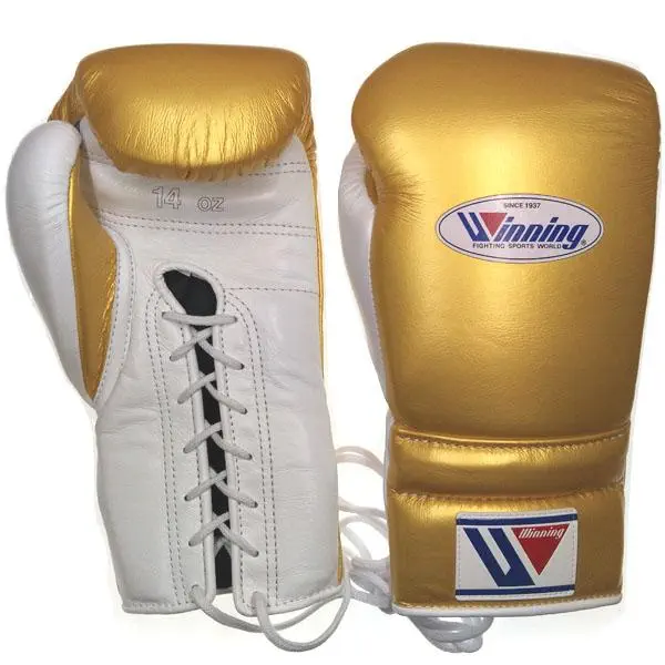 ウイニング winning ボクシンググローブ 14オンス 黒／金 ウイニング