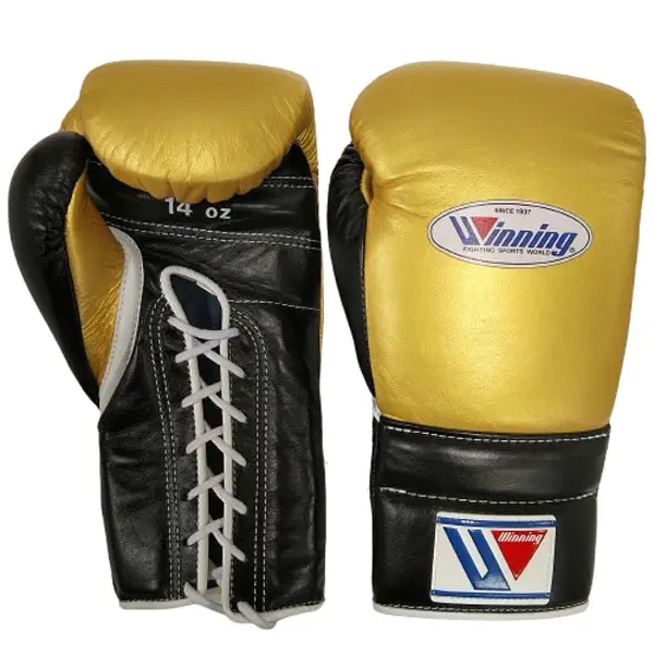 ぴ*す様 Winning ボクシンググローブ 12 oz シルバー/ゴールド 早い者