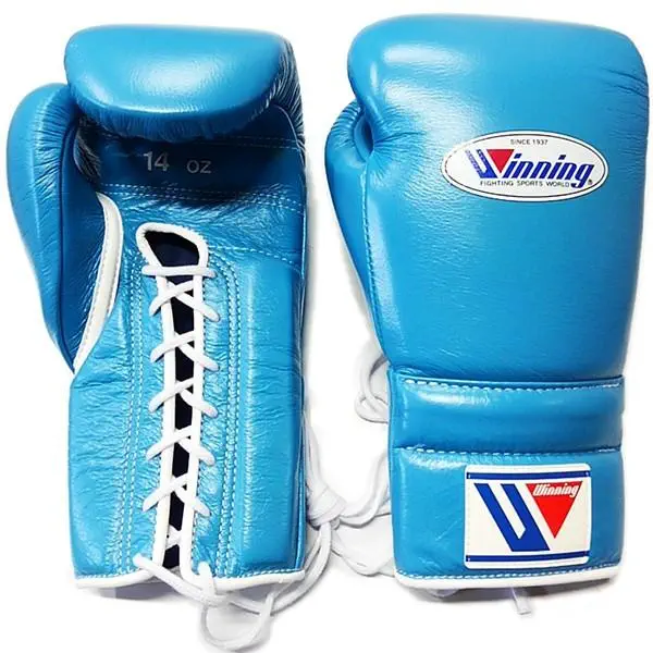 新品未使用Winning ボクシンググローブ 8oz 青 Winning ボクシング