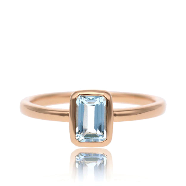 ○ぴの➠アクアマリン 指輪 18金 楽天市場】アクアマリン リング 0.3