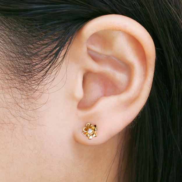 K18/Pt「ボンボン」ピアス｜【オレフィーチェ】Orefice