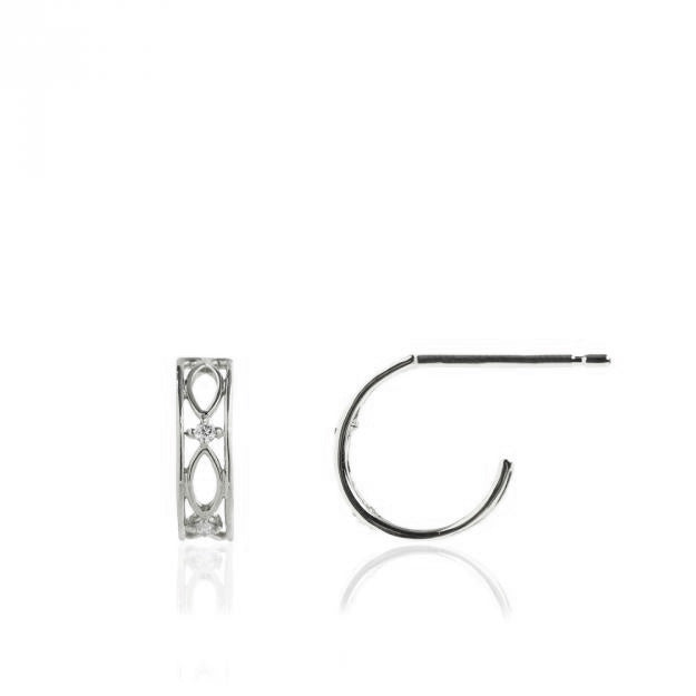 K18/Pt「リズ」ピアス｜【オレフィーチェ】Orefice