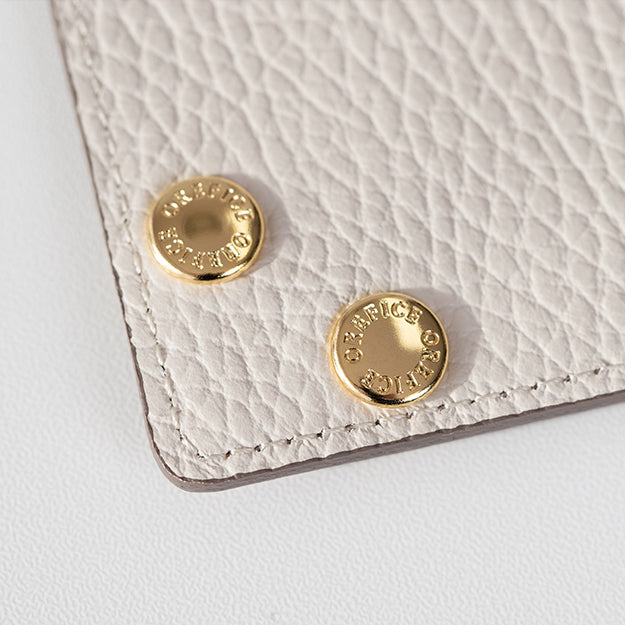 オリジナルレザージュエリートレイ」トープ×オフホワイト