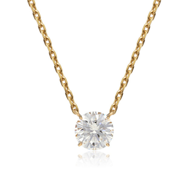 K18/Pt「0.4ctルピナス」ネックレス｜【オレフィーチェ】Orefice